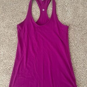 lululemon athletica Magenta Racerback Tank Top